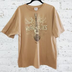 VTG House Of Blues Mens T-Shirt Las Vegas SZ XL Music Concert Tees 1990's
